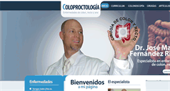 Desktop Screenshot of proctologiapuebla.com